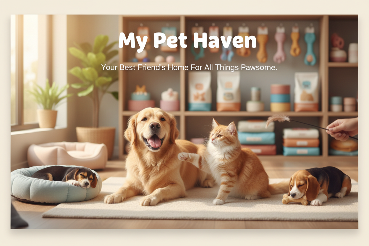 My Pet Haven Homepage Banner