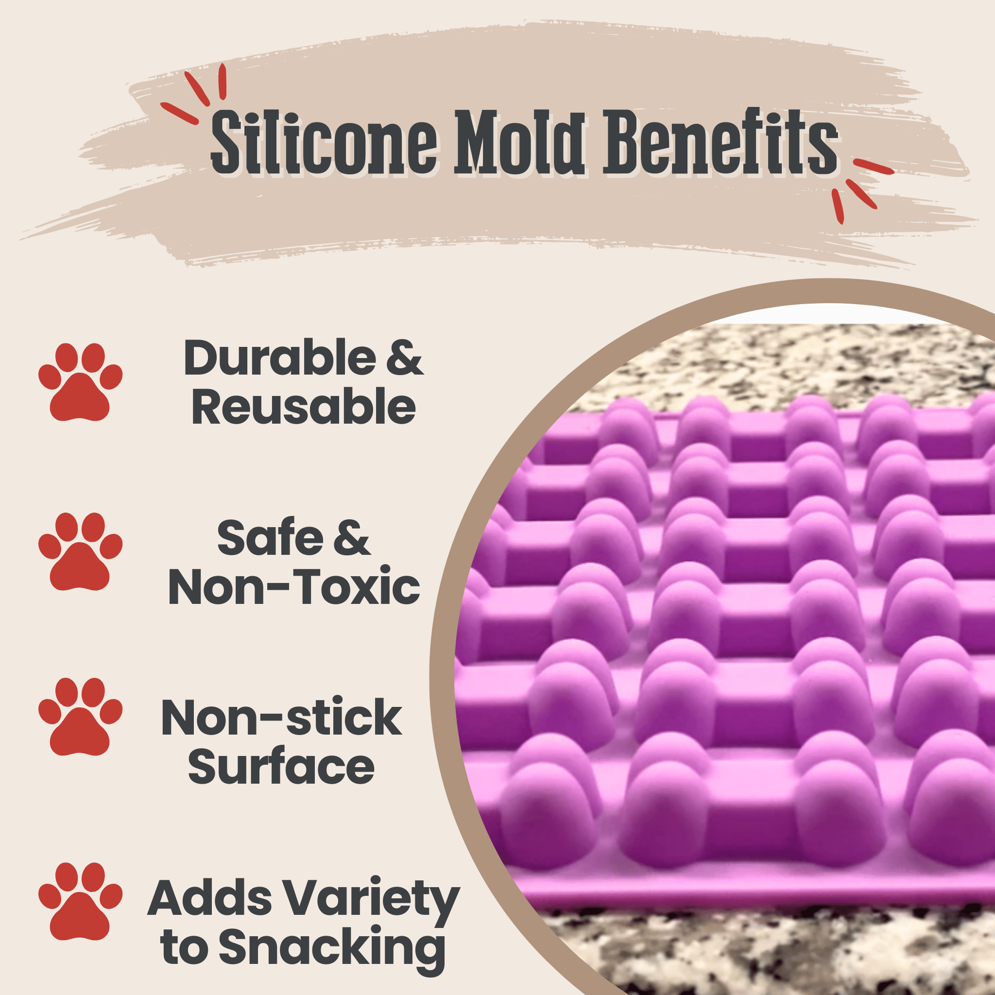 Silicone Pet Treat Molds