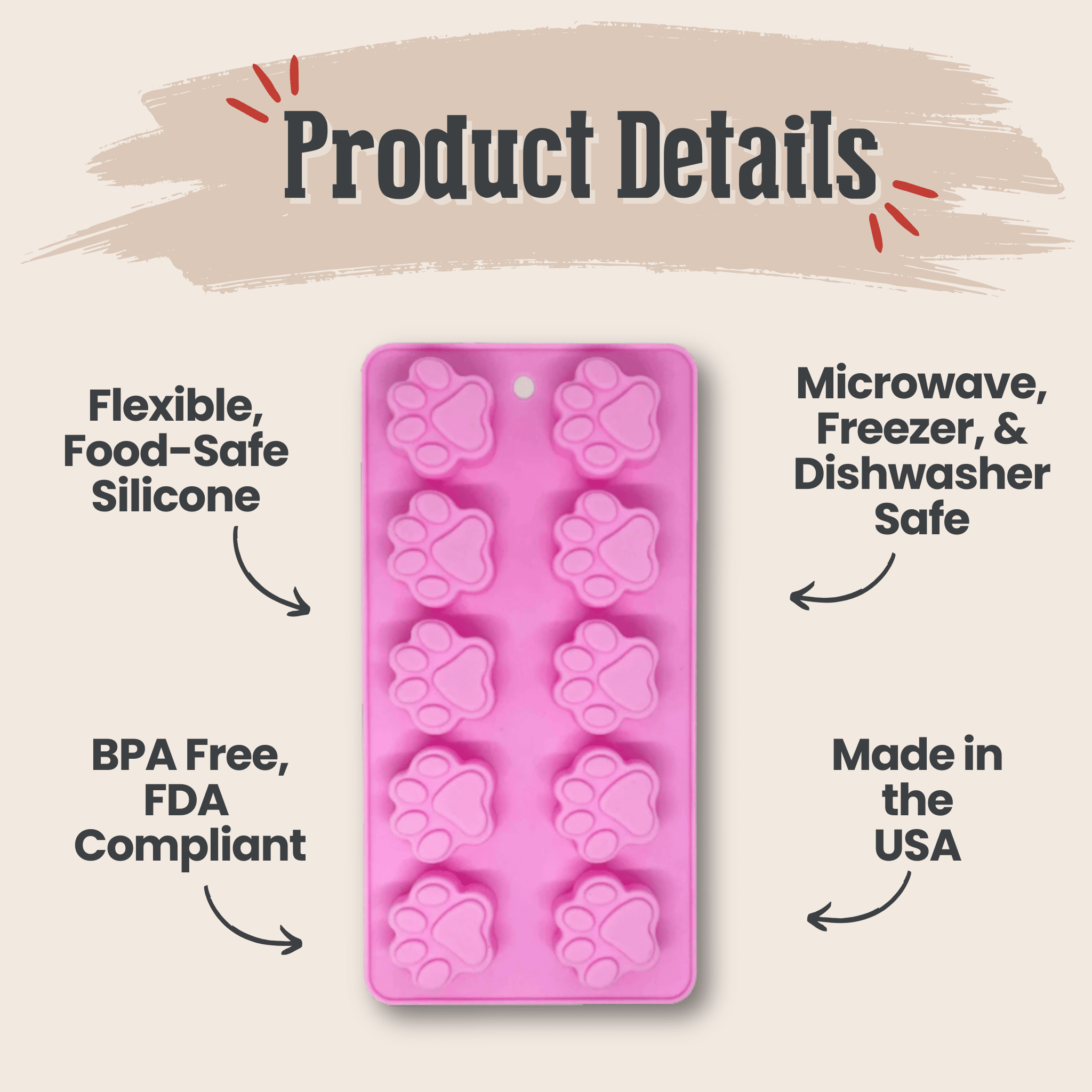 Silicone Pet Treat Molds