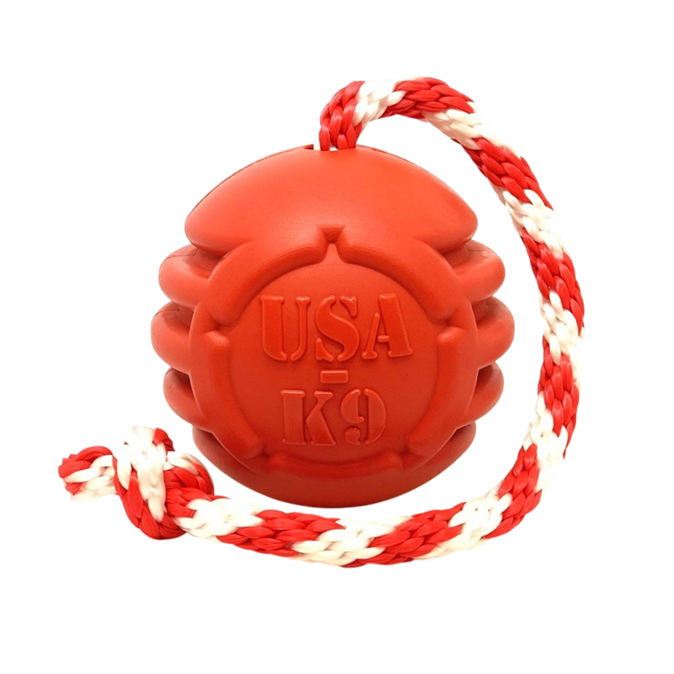 Stars & Stripes Rubber Dog Toy